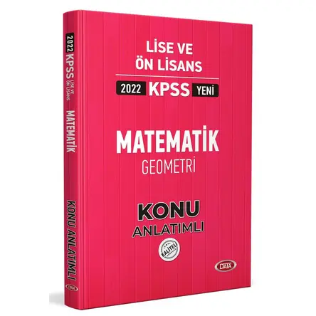 Data 2022 KPSS Lise & Ön Lisans Matematik Konu Anlatımlı