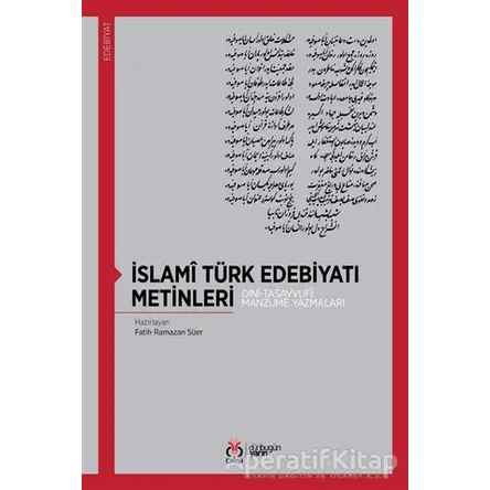 İslami Türk Edebiyatı Metinleri - Fatih Ramazan Süer - DBY Yayınları