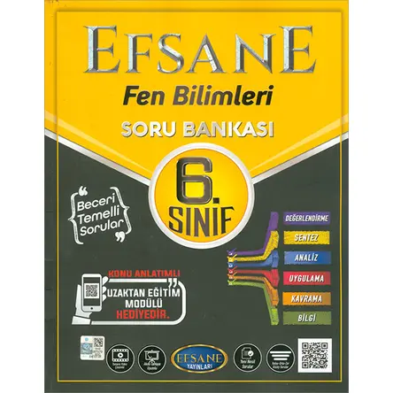 Efsane 2021 6. Sınıf Fen Bilimleri Soru Bankası