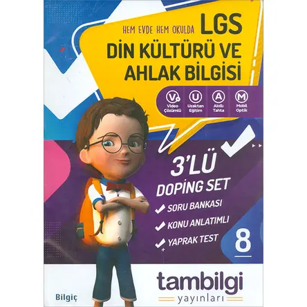 8.Sınıf LGS Din Kültürü 3lü Doping Set Tambilgi Yayınları