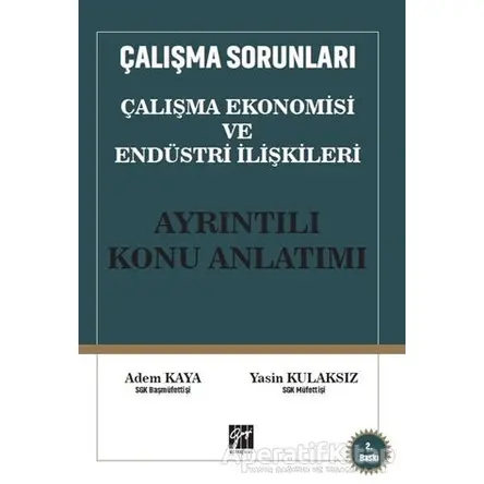 Çalışma Sorunları Çalışma Ekonomisi ve Endüstri İlişkileri Ayrıntılı Konu Anlatım
