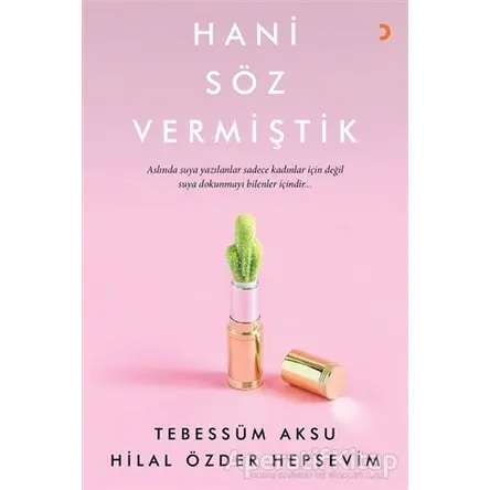 Hani Söz Vermiştik - Tebessüm Aksu - Cinius Yayınları