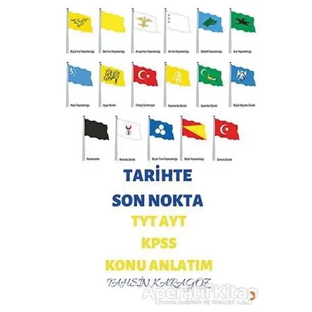 Tarihte Son Nokta TYT AYT KPSS Konu Anlatım - Tahsin Karagöz - Cinius Yayınları