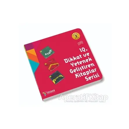 6+ Yaş Seti IQ Dikkat ve Yetenek Geliştiren Kitaplar Serisi (Level 3) - Kolektif - TÜZDER Yayınları