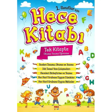 1.Sınıflar İçin Hece Kitabı - Ema Çocuk