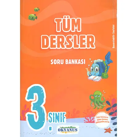 3.Sınıf Tüm Dersler Soru Bankası Okyanus Yayınları