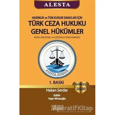 2020 Hakimlik ve Tüm Kurum Sınavları İçin Türk Ceza Hukuku Genel Hükümler