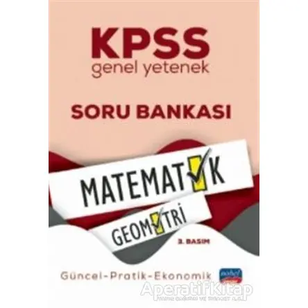 KPSS Genel Yetenek Matematik - Geometri Soru Bankası - Kolektif - Nobel Sınav Yayınları