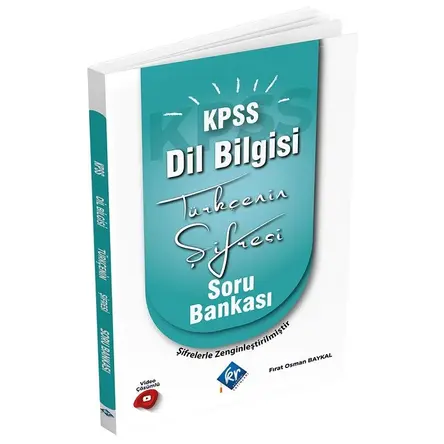 KR Akademi KPSS Türkçenin Şifresi Dil Bilgisi Soru Bankası Video Çözümlü
