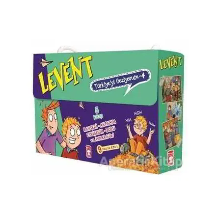 Levent Türkiyeyi Geziyorum - 4 (5 Kitap) - Mustafa Orakçı - Timaş Çocuk