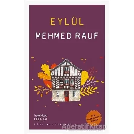 Eylül - Mehmed Rauf - Hayykitap