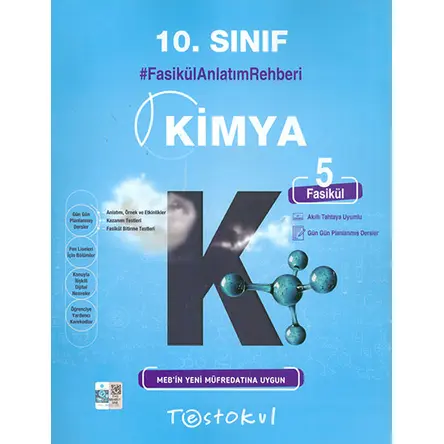 10.Sınıf Kimya Fasikül Anlatım Rehberi Test Okul