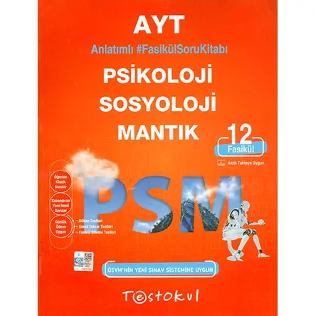 AYT Felsefe Grubu Fasikül Soru Kitabı Test Okul