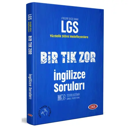 LGS Bir Tık Zor İngilizce Soruları Data Yayınları