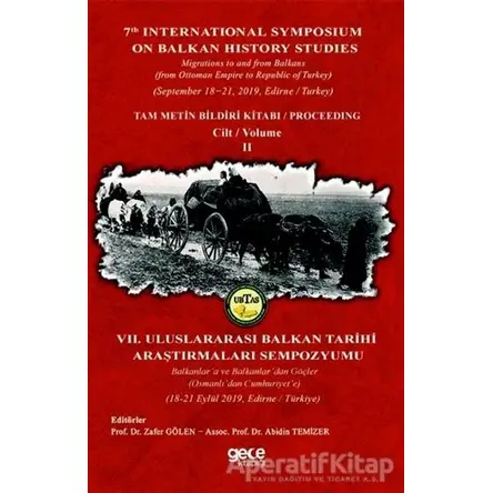 Balkan Tarihi Araştırmaları Cilt: 2 - Zafer Gölen - Gece Kitaplığı