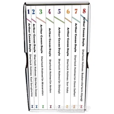 Sherlock Holmes Seti (8 Kitap Takım) - Sir Arthur Conan Doyle - Zeplin Kitap