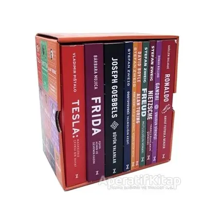 Biyografi Seti Kutulu (10 Kitap) - Kolektif - Zeplin Kitap