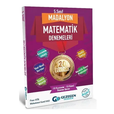 Gezegen 5. Sınıf Matematik Madalyon 20 Deneme