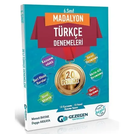 Gezegen 6. Sınıf Türkçe Madalyon 20 Deneme