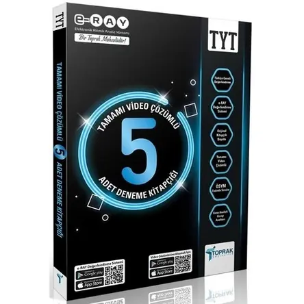 Toprak TYT Tüm Dersler E-RAY 5 Deneme 9786257972628
