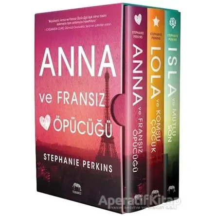 Anna-Lola-Isla Kutu Seti (3 Kitap Takım) - Stephanie Perkins - Yabancı Yayınları