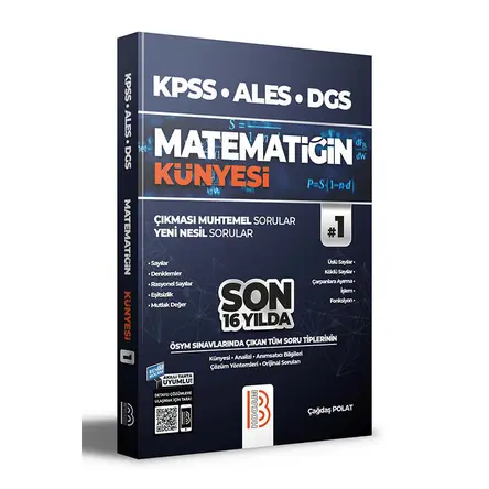 Benim Hocam 2022 KPSS ALES DGS Matematiğin Künyesi