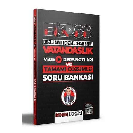 Benim Hocam 2022 EKPSS Vatandaşlık Video Ders Notları ve Tamamı Çözümlü Soru Bankası