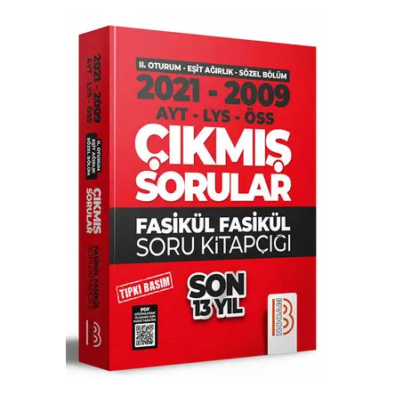 Benim Hocam 2009-2021 YKS 2. Oturum Eşit Ağırlık - Sözel Bölüm Son 13 Yıl Tıpkı Basım Çıkmış Sorular