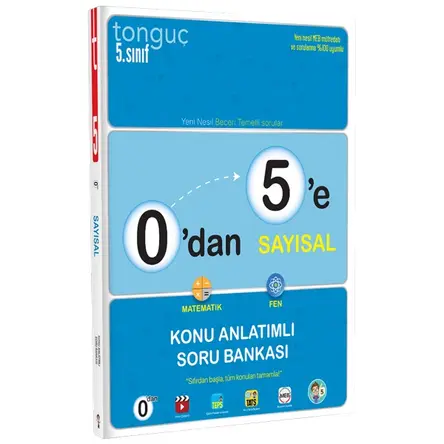 Tonguç Akademi 0’dan 5’e Sayısal Konu Anlatımlı Soru Bankası