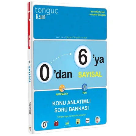 Tonguç Akademi 0’dan 6’ya Sayısal Konu Anlatımlı Soru Bankası