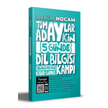 Benim Hocam Tüm Adaylar İçin 5 Günde Dil Bilgisi Kampı