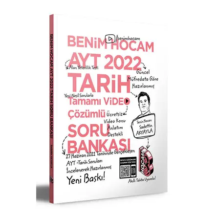 Benim Hocam AYT Tarih Tamamı Video Çözümlü Soru Bankası