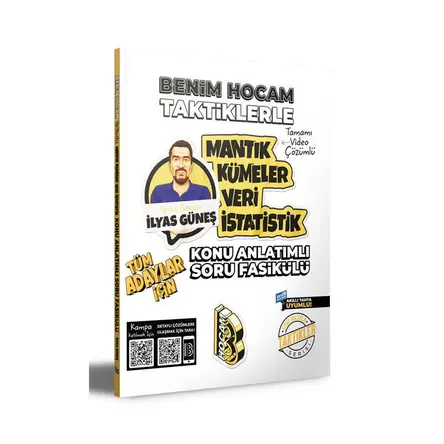 Benim Hocam Tüm Adaylar İçin Taktiklerle Mantık Kümeler Veri İstatistik Konu Anlatımlı Soru