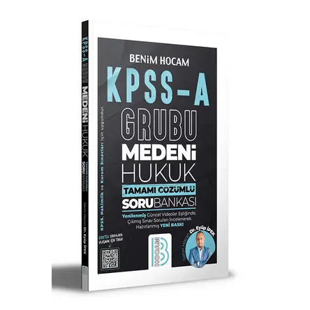Benim Hocam KPSS A Grubu Medeni Hukuk Tamamı Çözümlü Soru Bankası