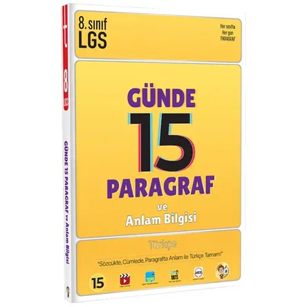 Tonguç Akademi LGS Günde 15 Paragraf ve Anlam Bilgisi