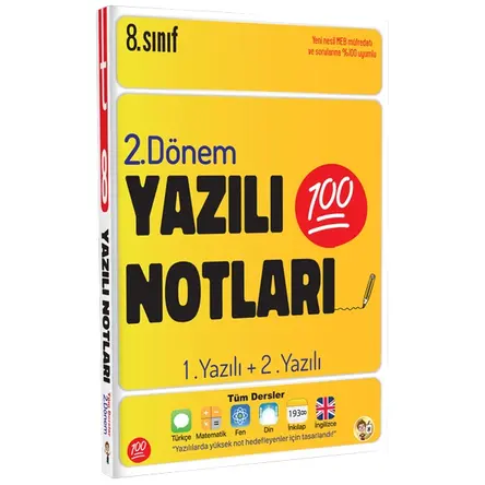 Tonguç Akademi 8. Sınıf Yazılı Notları 2. Dönem 1 ve 2. Yazılı