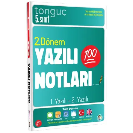 Tonguç Akademi 5. Sınıf Yazılı Notları 2. Dönem 1 ve 2. Yazılı