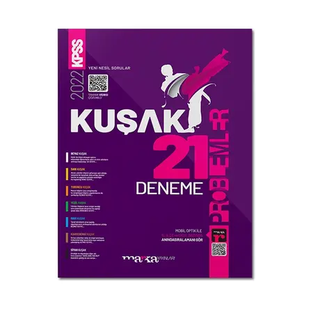 Marka 2022 KPSS Problemler 21 Kuşak Deneme