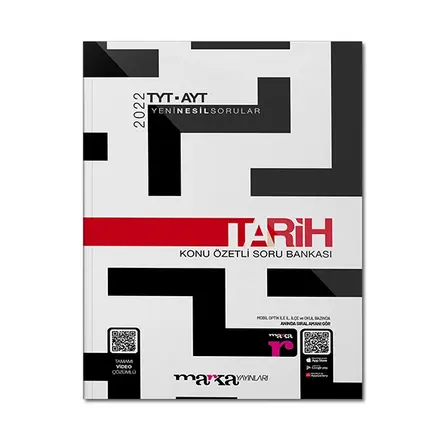 Marka 2022 TYT AYT Tarih Konu Özetli Yeni Nesil Soru Bankası