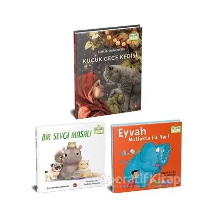 Hayvanları Seviyorum Seti - Organik Kitap (3 Kitap Takım) - Smriti Halls - Beyaz Balina Yayınları