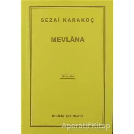 Mevlana - Sezai Karakoç - Diriliş Yayınları