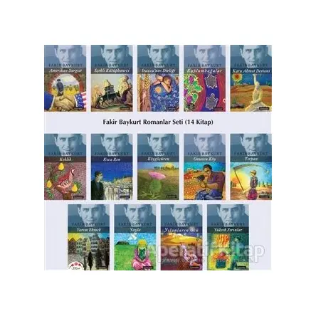 Fakir Baykurt Romanları Seti (14 Kitap Takım) - Fakir Baykurt - Literatür Yayıncılık