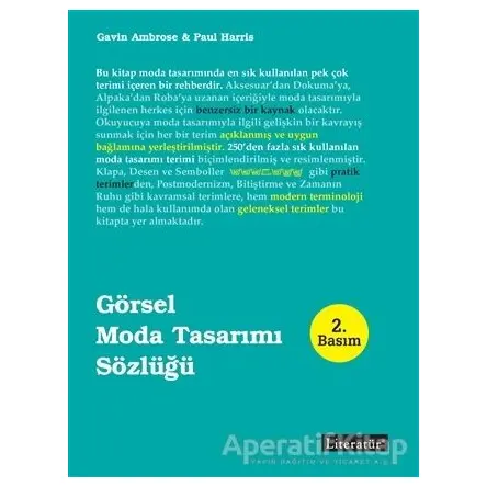 Görsel Moda Tasarımı Sözlüğü - Gavin Ambrose - Literatür Yayıncılık