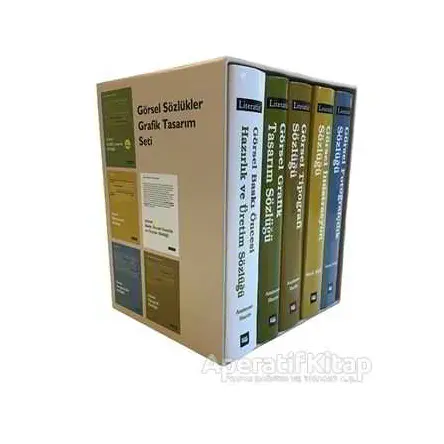 Görsel Sözlükler Grafik Tasarım Seti (5 Kitap Kutulu) - David Prakel - Literatür Yayıncılık