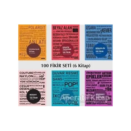 100 Fikir Seti (6 Kitap Takım) - Steven Heller - Literatür Yayıncılık