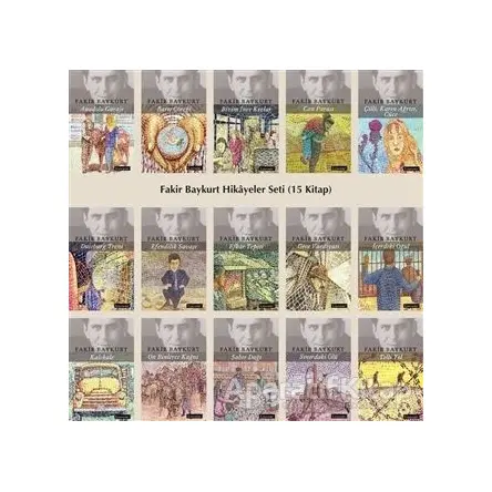 Fakir Baykurt Hikayeler Seti (15 Kitap Takım) - Fakir Baykurt - Literatür Yayıncılık