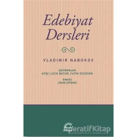 Edebiyat Dersleri - Vladimir Nabokov - İletişim Yayınevi