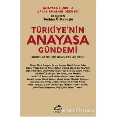 Türkiyenin Anayasa Gündemi - İbrahim Ö. Kaboğlu - İletişim Yayınevi