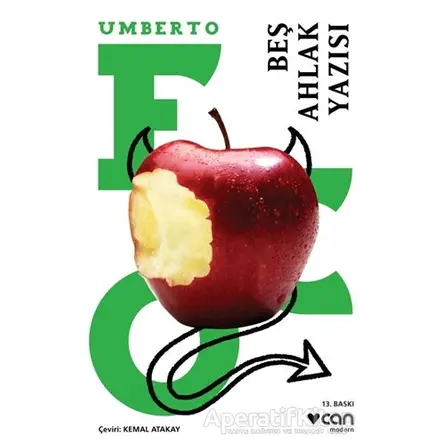 Beş Ahlak Yazısı - Umberto Eco - Can Yayınları