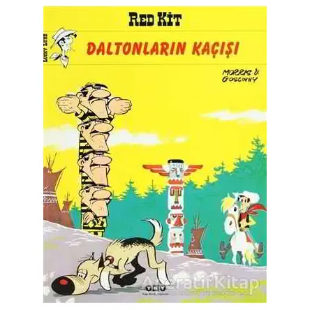 Red Kit Daltonların Kaçışı - Morris - Yapı Kredi Yayınları